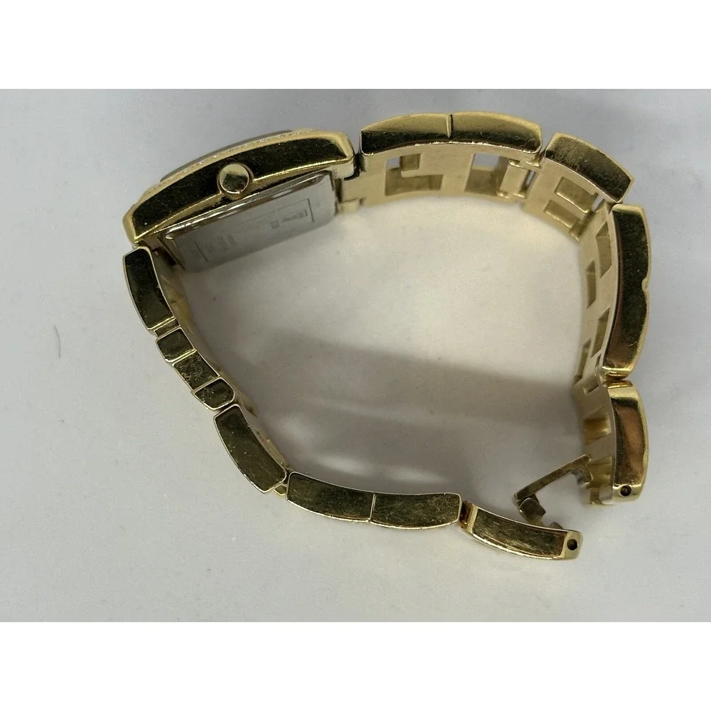Guess Logo Watch u13502L1 New Battery Gold Tone 32MM 6.5